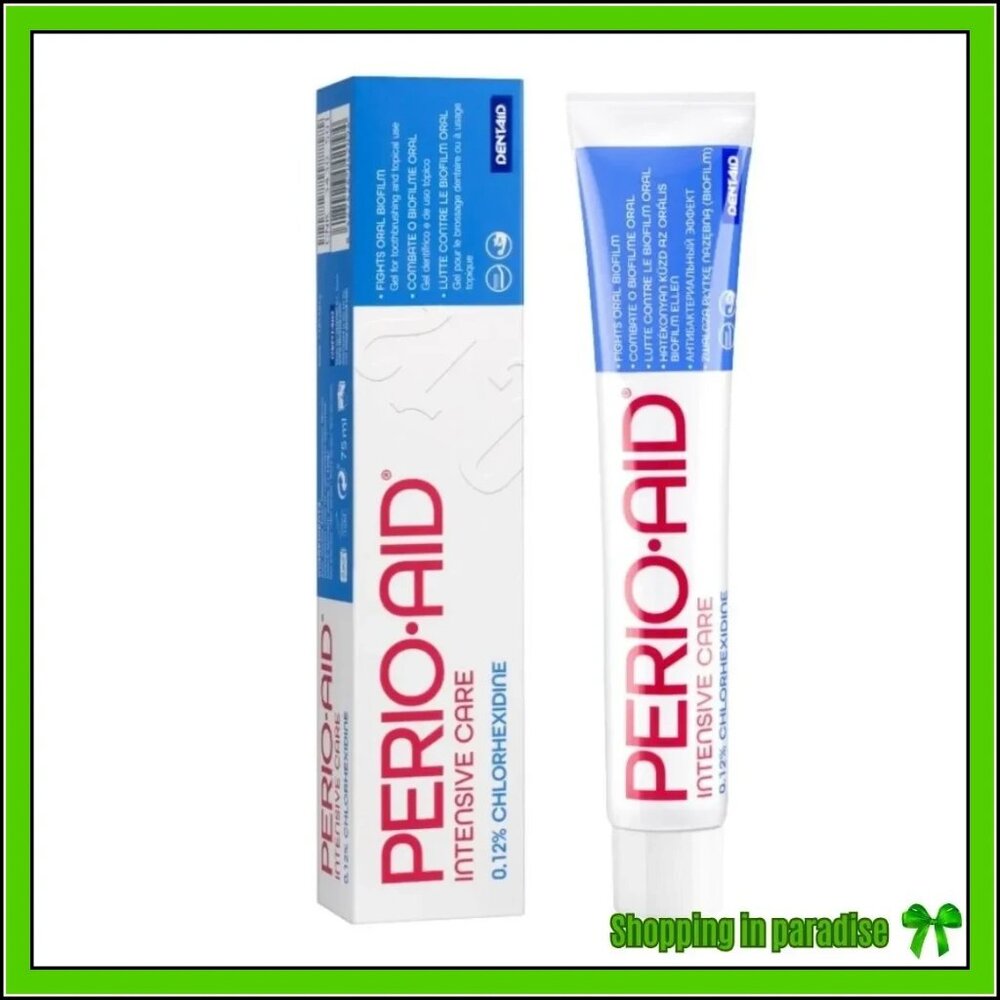 Perio -Aid Intensive Care 0.12% Chlorhexidine Gel 75ml Antiseptic